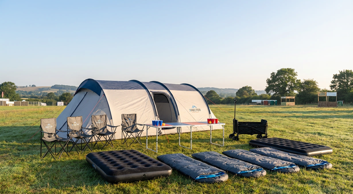 Xhelter Festival bundle 4–6 pax – All Inclusive
