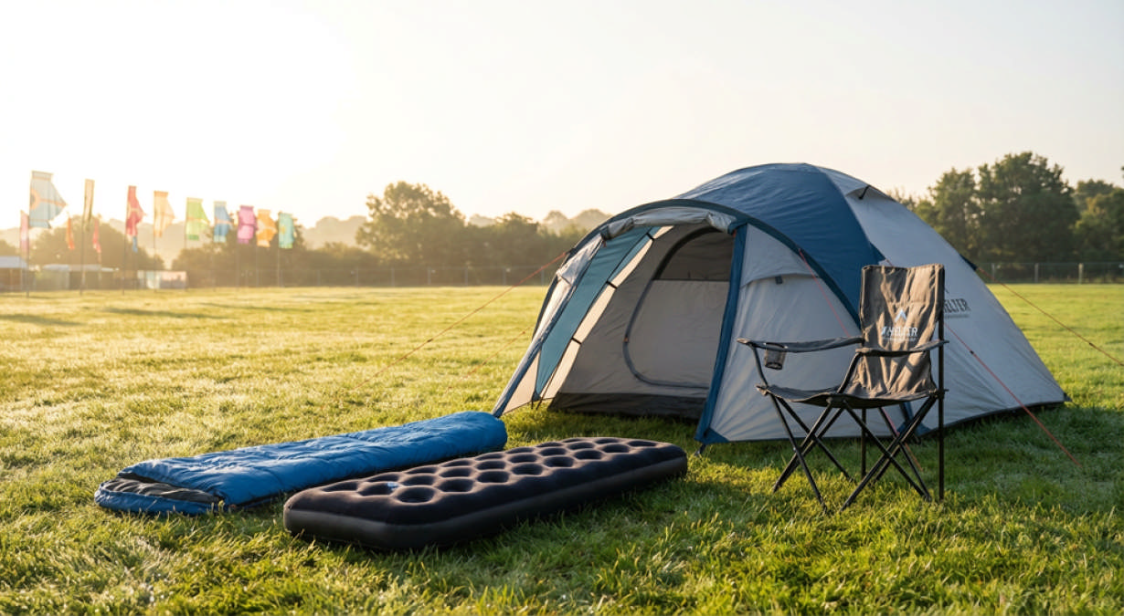Xhelter Festival bundle 2–3 pax – Pulse 300 tent