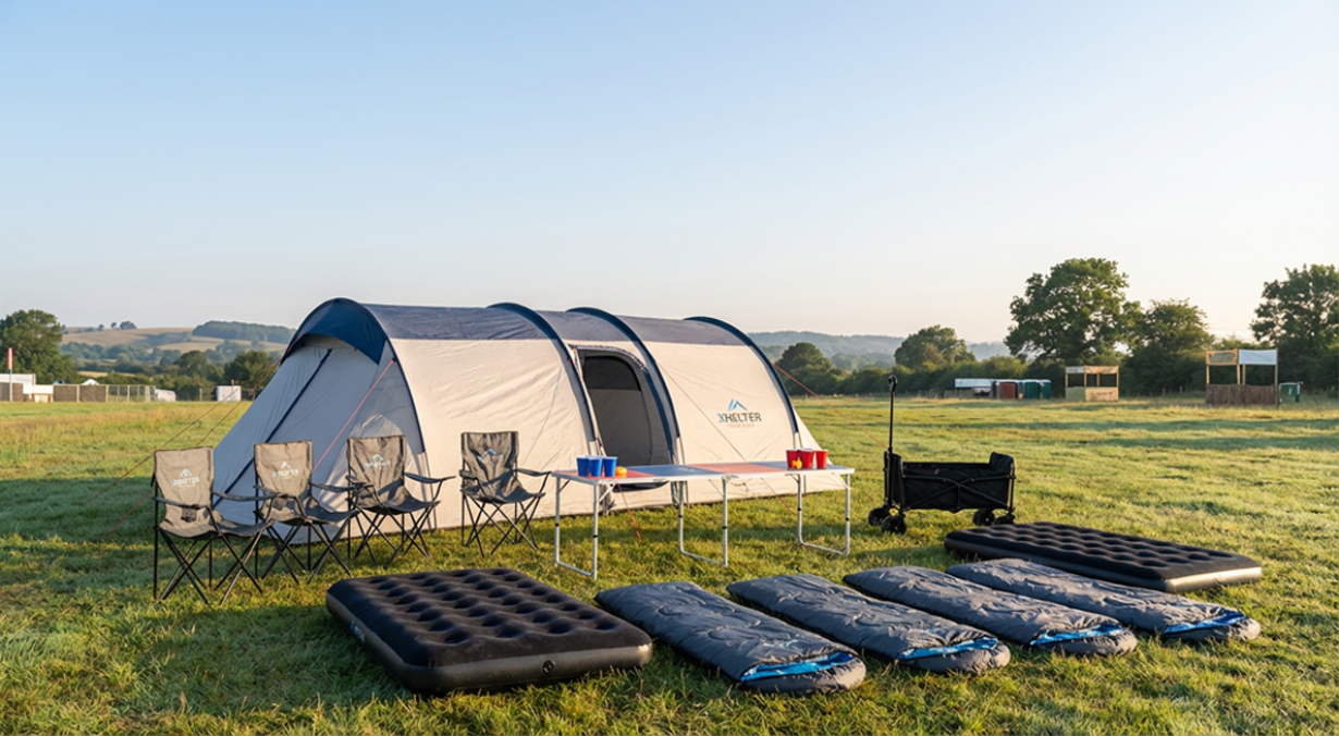Xhelter Festival bundle 4–6 pax – All Inclusive