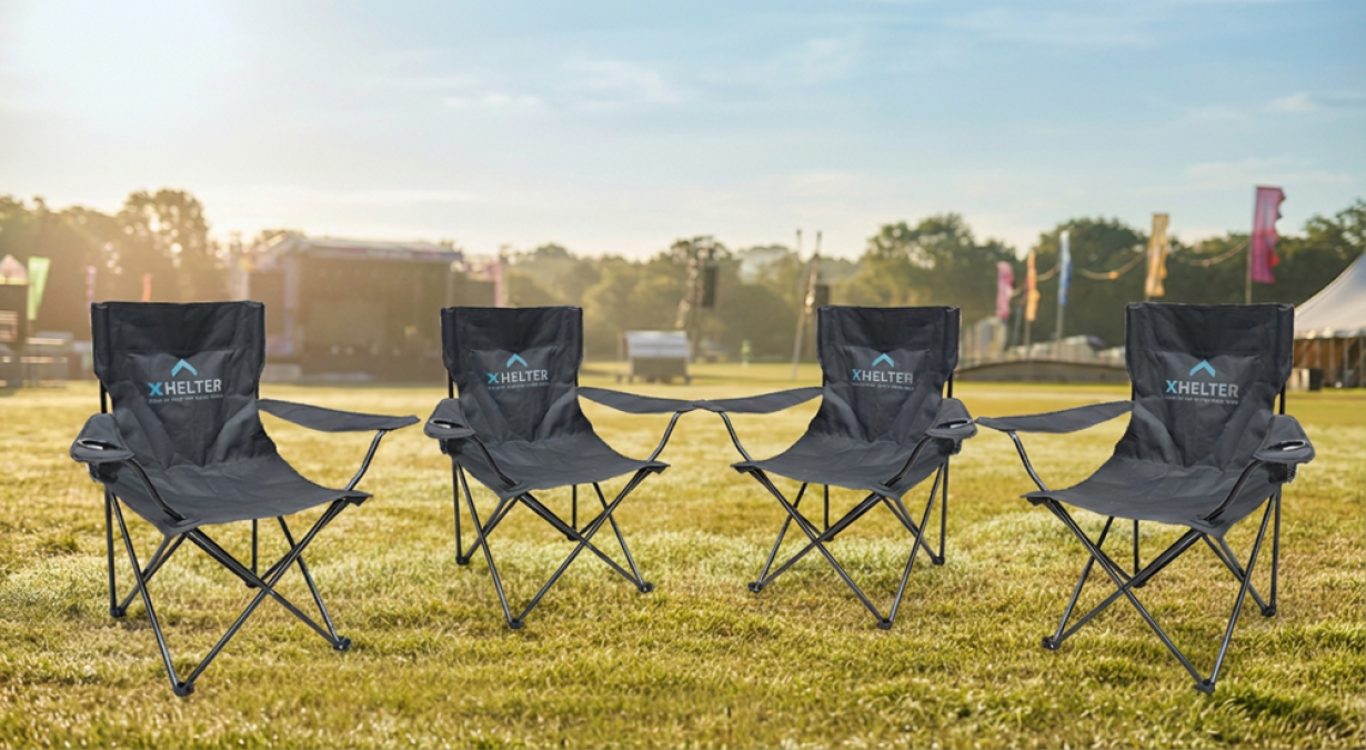 Xhelter Ease festival chair bundle – 4 pcs